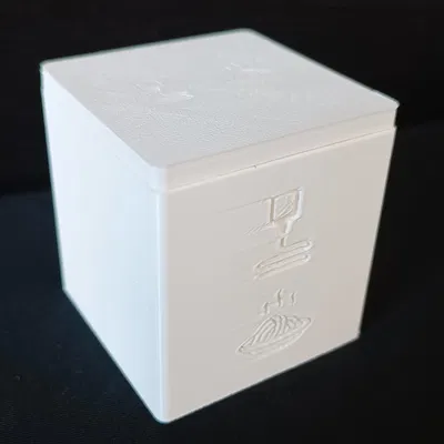 Thùng chứa filament spaghetti với nắp và dán Velcro