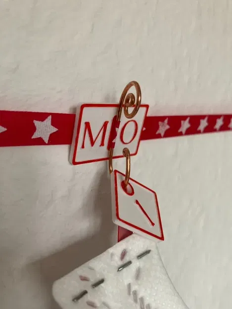 Biển chỉ dẫn ngày trong tuần và số cho dây đeo khẩu trang - Image 1