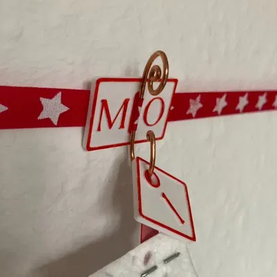 Biển chỉ dẫn ngày trong tuần và số cho dây đeo khẩu trang