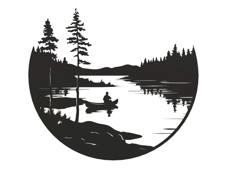 Người chèo thuyền đơn độc trong không gian yên tĩnh - Image 2