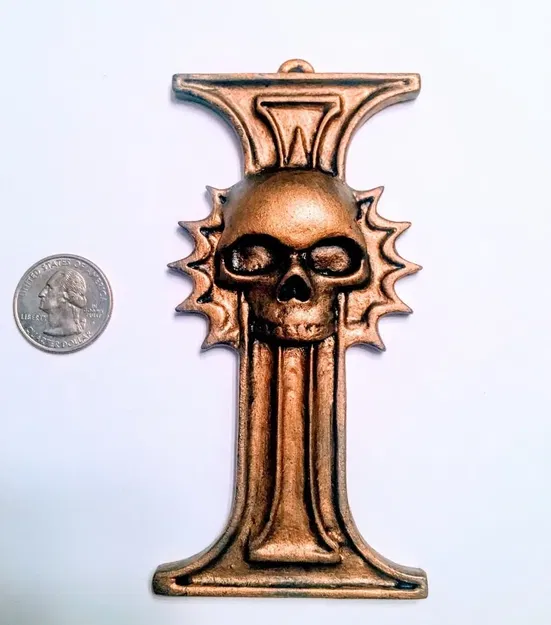 Rosette giáo hội với đầu lâu cho nhân vật Sisters of Battle - Image 1