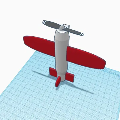 Máy bay đồ chơi nhỏ do anh trai tôi thiết kế