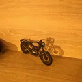 Silhouette xe máy cafe racer trang trí độc đáo - Thumbnail 5
