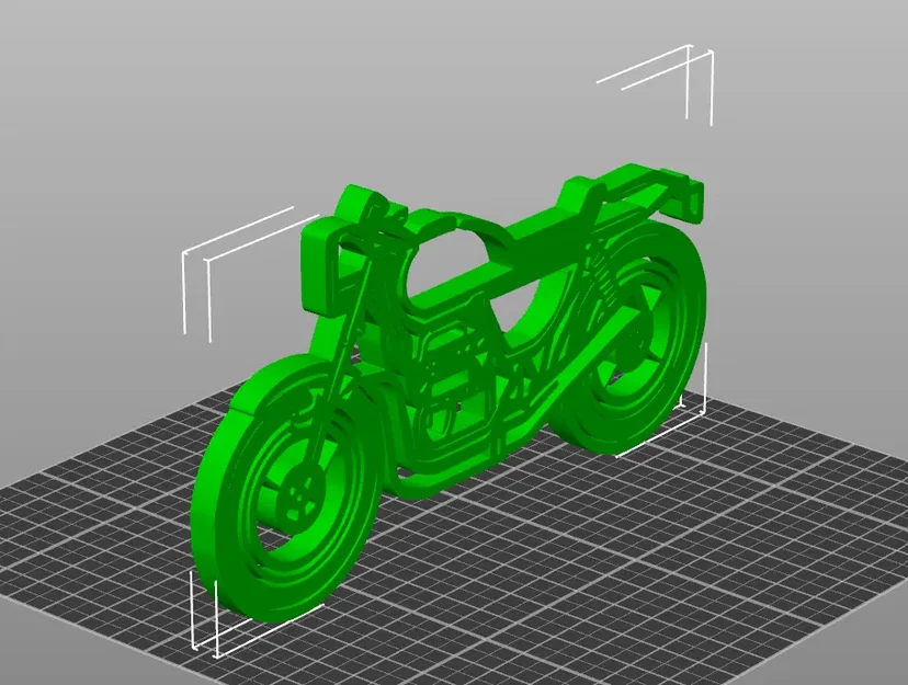 Silhouette xe máy cafe racer trang trí độc đáo - Image 9