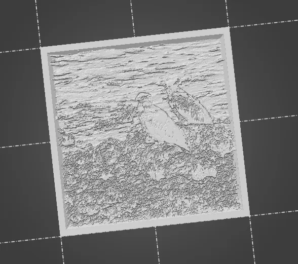 Đồ họa lithophane của hai đại bàng ở Alaska - Image 2