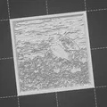 Đồ họa lithophane của hai đại bàng ở Alaska - Thumbnail 2