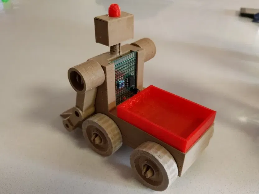 Robot kéo với chỗ để điện tử cho trẻ em - Image 7