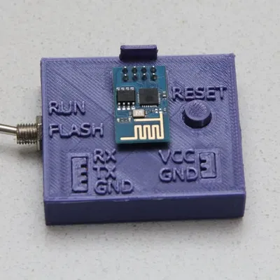 Giá đỡ lập trình cho ESP 01 với công tắc chế độ