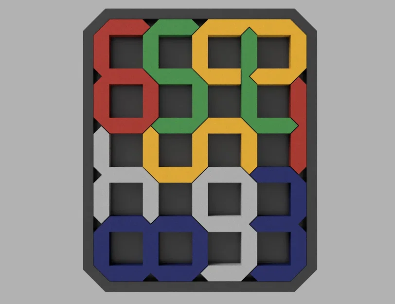 Đố số học - Sắp xếp các số vào giá đỡ cơ bản - Image 1