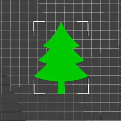 Cây thông Giáng sinh đơn giản 3D