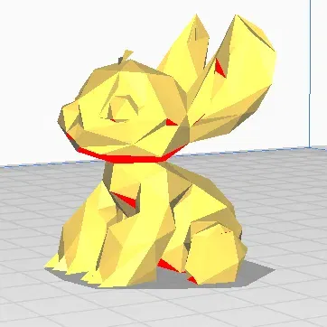 Nhân vật Stitch phong cách Low Poly