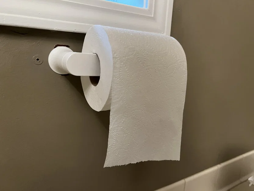 Giá treo giấy vệ sinh hiện đại an toàn cho cuộn tiêu chuẩn Mỹ - Image 1