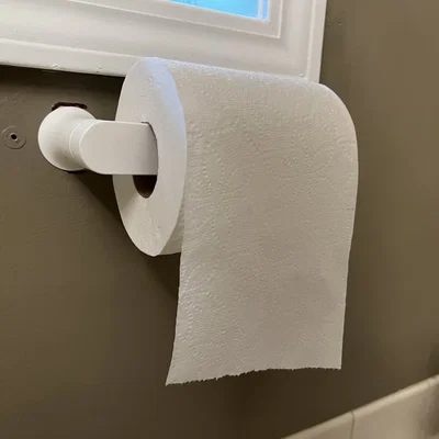 Giá treo giấy vệ sinh hiện đại an toàn cho cuộn tiêu chuẩn Mỹ