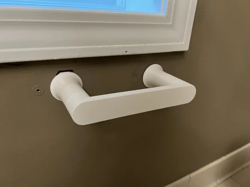 Giá treo giấy vệ sinh hiện đại an toàn cho cuộn tiêu chuẩn Mỹ - Image 2