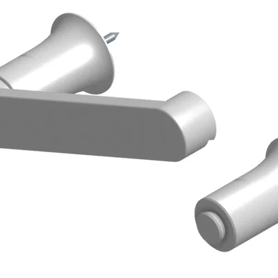 Giá treo giấy vệ sinh hiện đại an toàn cho cuộn tiêu chuẩn Mỹ