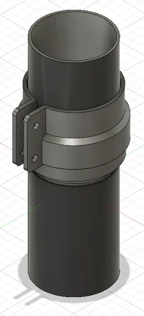 Ống thoát nước 90 mm kết nối bằng kẹp - Image 2