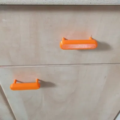 Tay nắm cửa tủ đơn giản cho phòng tắm