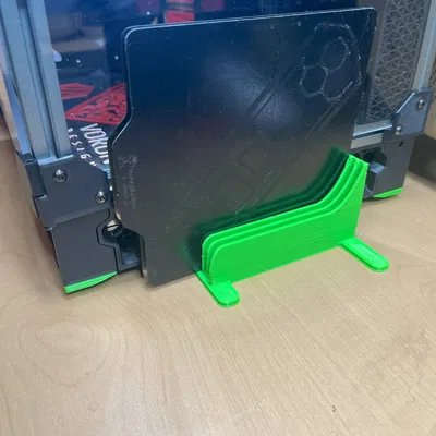 Giá đỡ lưu trữ đĩa in với cánh cho độ ổn định