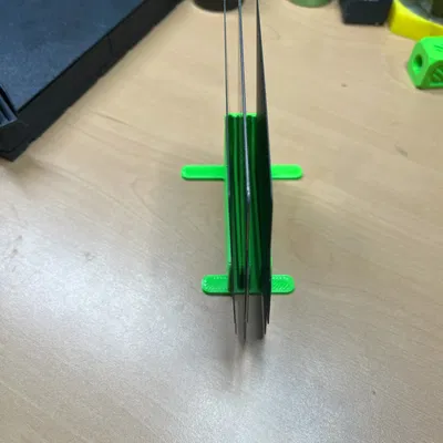 Giá đỡ lưu trữ đĩa in với cánh cho độ ổn định