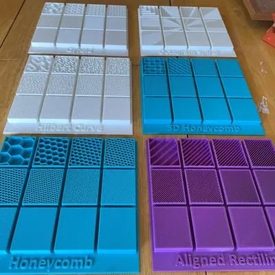 Bảng tham khảo độ đầy của Prusa Slicer