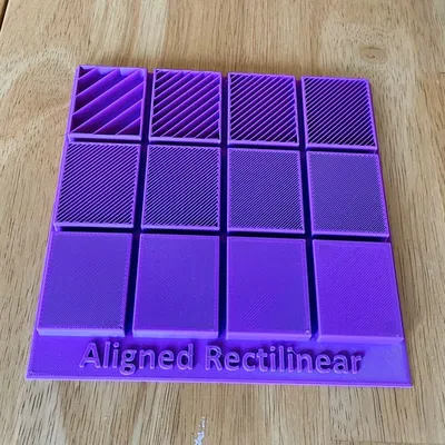 Bảng tham khảo độ đầy của Prusa Slicer