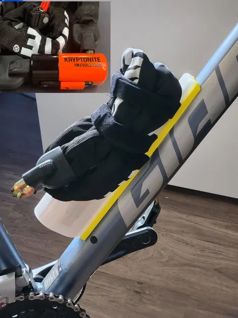 Giá đỡ khóa xe đạp Kryptonite 1090 Evo 4 với khoảng cách 64mm - Image 1