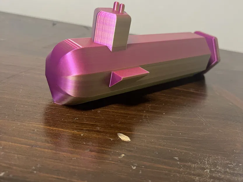 Tàu ngầm low poly cho người mới bắt đầu và chuyên gia in 3D - Image 1