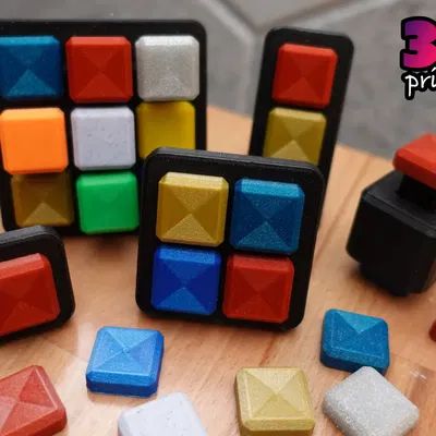 Nút bấm fidget snappy dễ in cho trò chơi giải trí