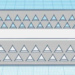 Hộp bút chì hình tam giác tiện lợi cho học sinh