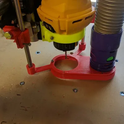 Giá đỡ phụ kiện và ống hút bụi cho MPCNC