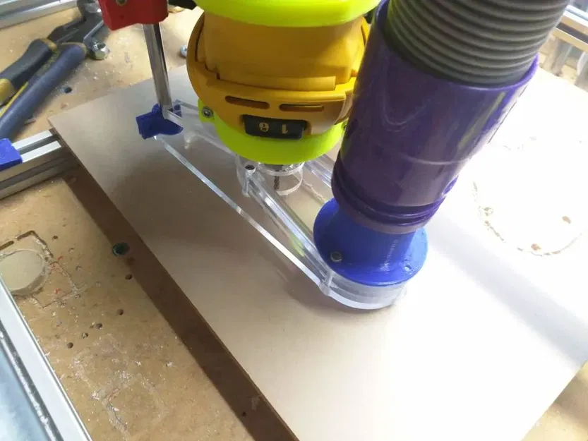 Giá đỡ phụ kiện và ống hút bụi cho MPCNC - Image 3