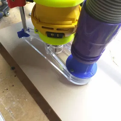 Giá đỡ phụ kiện và ống hút bụi cho MPCNC