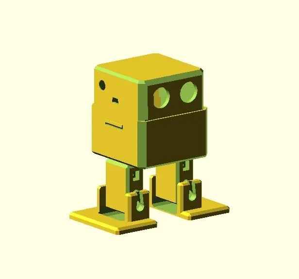 Robot Otto tùy chỉnh với thiết kế OpenSCAD - Image 1