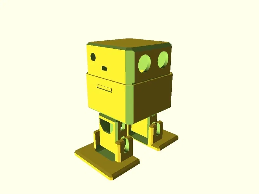 Robot Otto tùy chỉnh với thiết kế OpenSCAD - Image 9