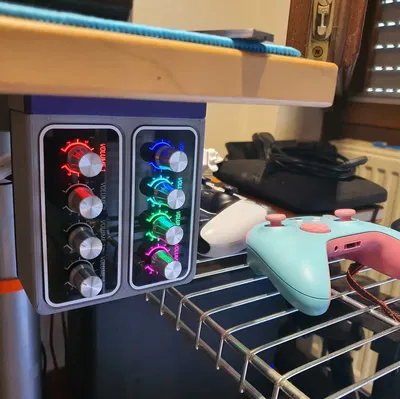 Giá đỡ mini PC Panel đôi lắp dưới bàn