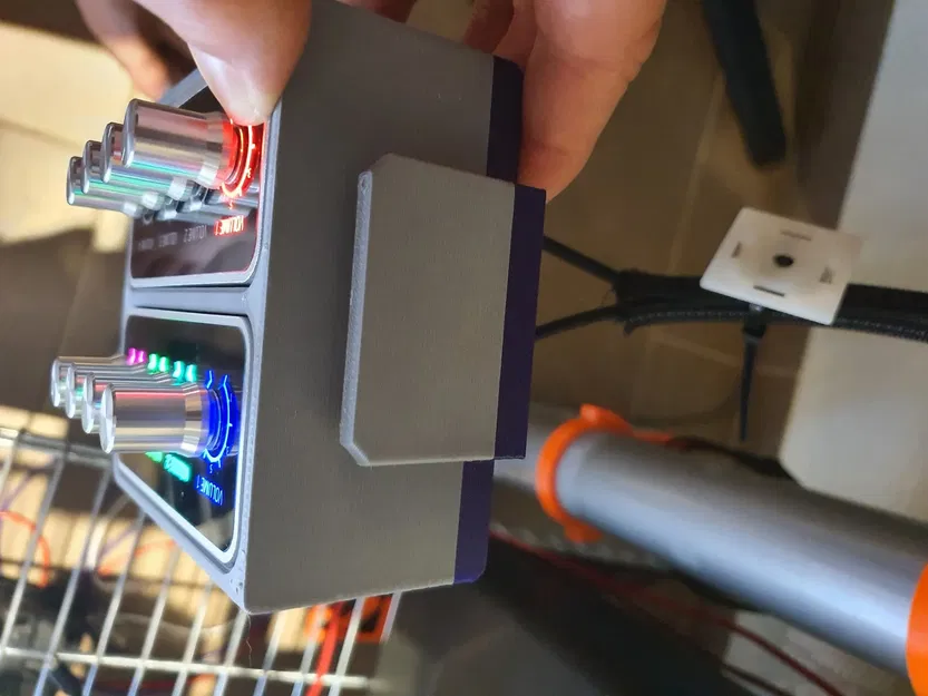 Giá đỡ mini PC Panel đôi lắp dưới bàn - Image 3