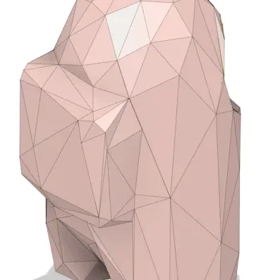 Nhân vật Among Us phong cách low poly