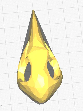 Đầu lâu quạ phong cách low poly - Image 6