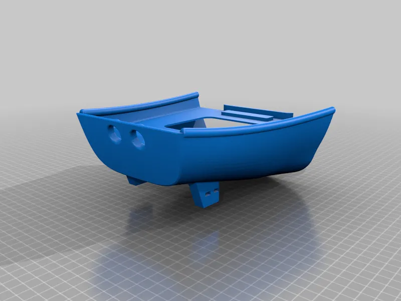 Tàu kéo RC Benchy trang bị động cơ drone - Image 5