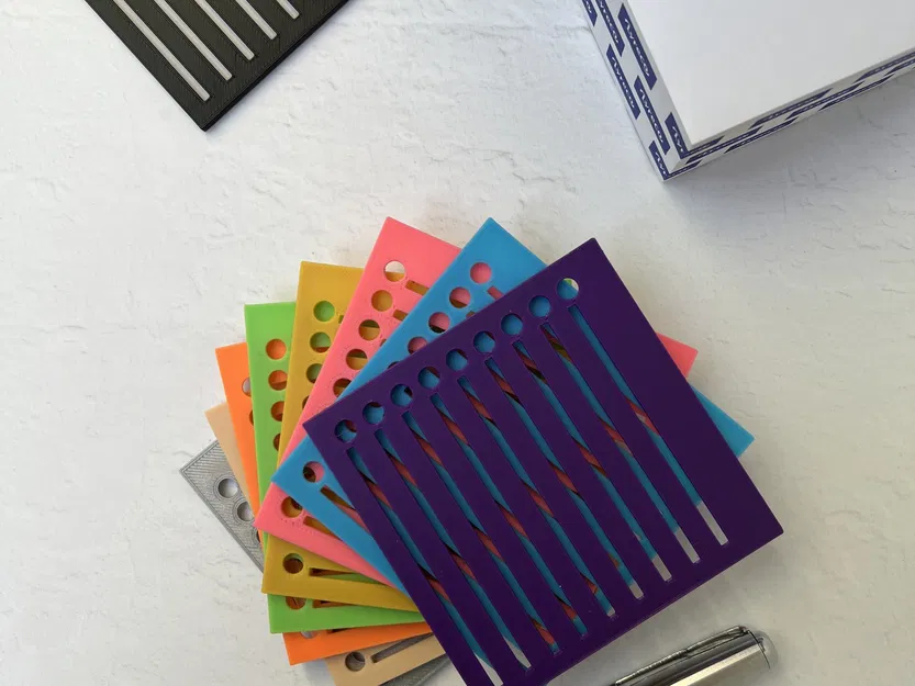 Danh sách kiểm tra bằng mẫu stencil trên giấy ghi chú - Image 2