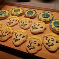 Cutter bánh quy hình nhân vật Vault Boy và cửa Vault - Thumbnail 1