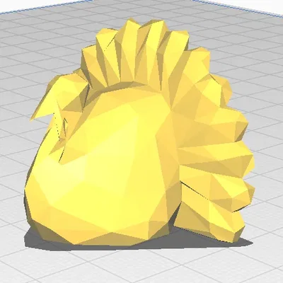 Gà tây low poly cho cuộc thi thiết kế 3D