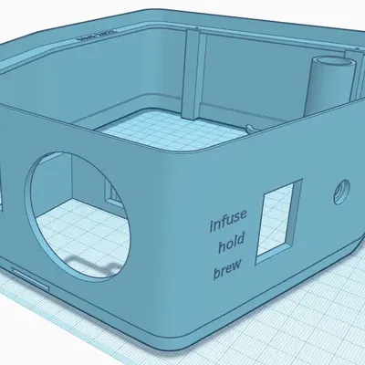 Mô hình mở rộng Gaggia Classic với công tắc và đồng hồ áp s...