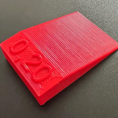 Mô hình thể hiện chiều cao lớp in 3D