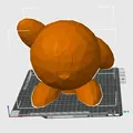 Két sắt heo Kirby phong cách lowpoly - Thumbnail 1