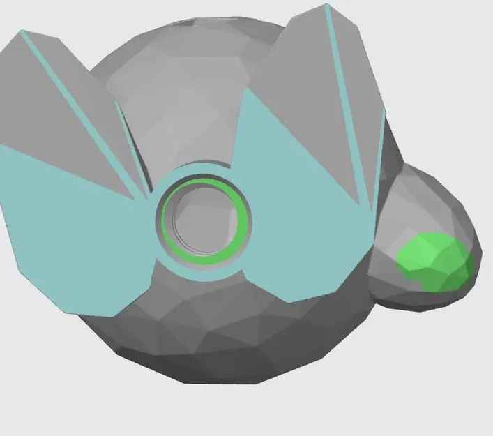 Két sắt heo Kirby phong cách lowpoly - Image 2