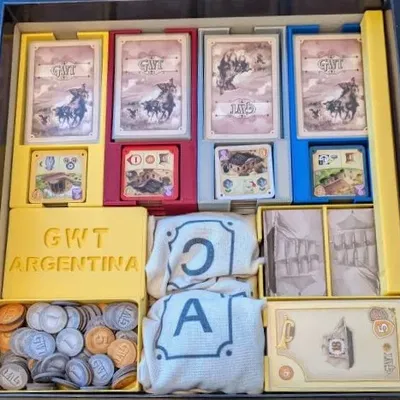 Hộp đựng trò chơi Great Western Trail Argentina