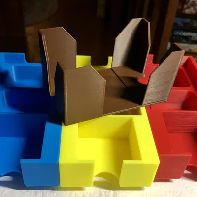 Bảng đựng thẻ và khay người chơi cho Great Western Trail Argentina