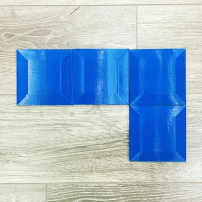 Gạch Tetromino cho Bức Tường Tetris