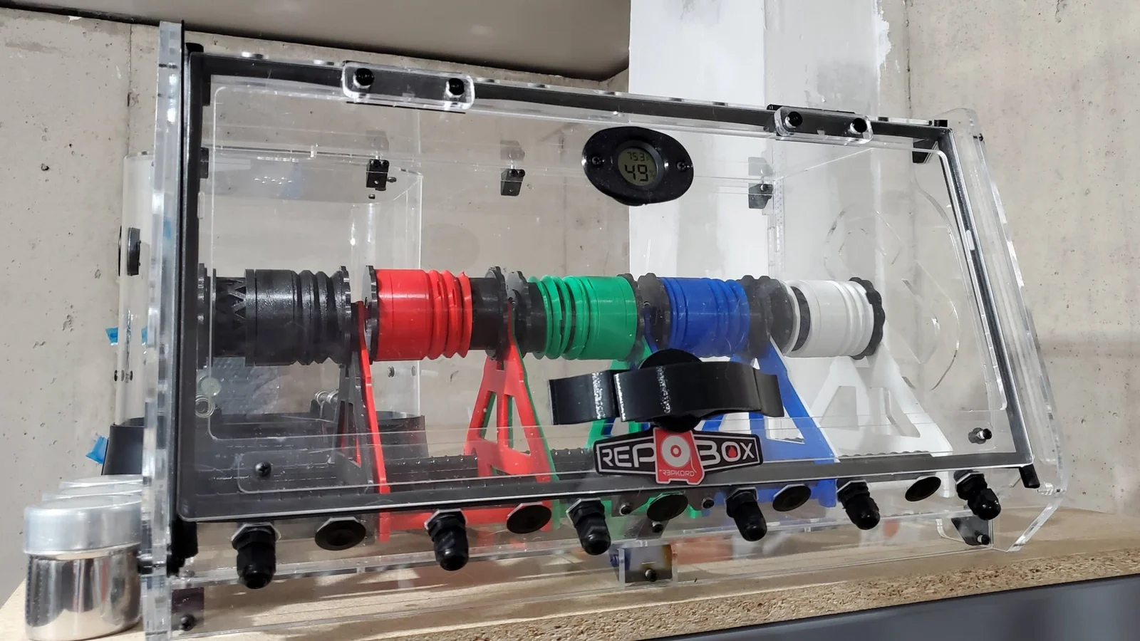 Giá đỡ cuộn tự động tích hợp cho Repbox với ly hợp trượt 1